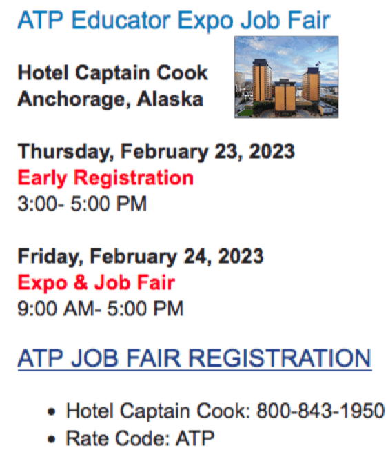Alaska Teacher Placement (ATP) Home Page