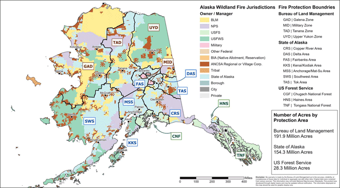 USFS Map of Alaska Land Ownership